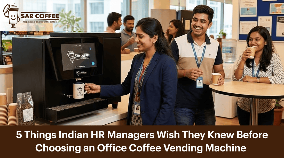 5 Things Indian HR Managers Wish They Knew Before Choosing an Office Coffee Vending Machine - SAR Coffee