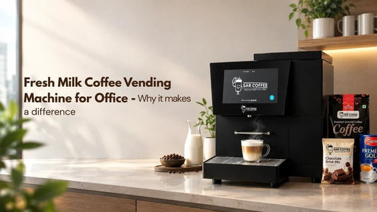 Fresh Milk Coffee Vending Machine for Office – Why It Makes a Difference - SAR Coffee