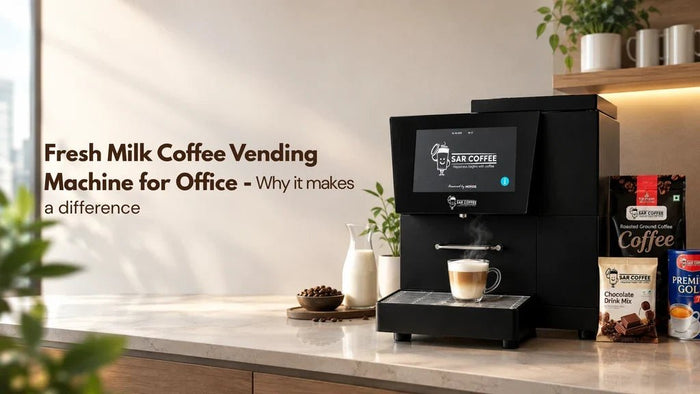 Fresh Milk Coffee Vending Machine for Office – Why It Makes a Difference - SAR Coffee