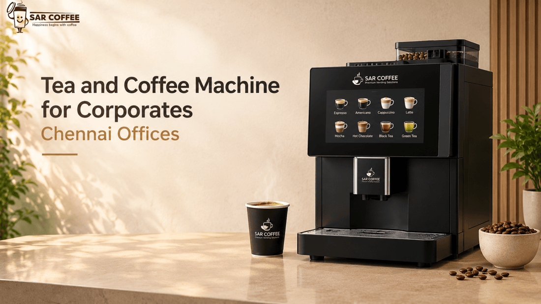 Tea and Coffee Machine for Corporates Chennai Offices - SAR Coffee