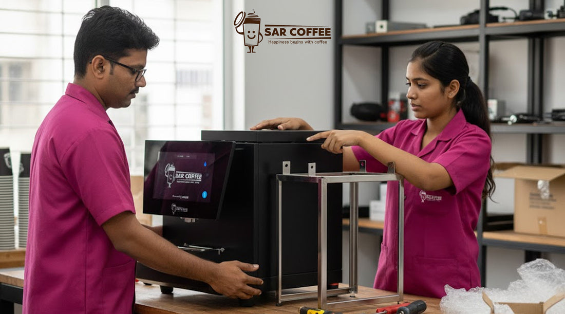 Top 10 Questions to Ask Before Installing a Tea and Coffee Vending Machine - SAR Coffee