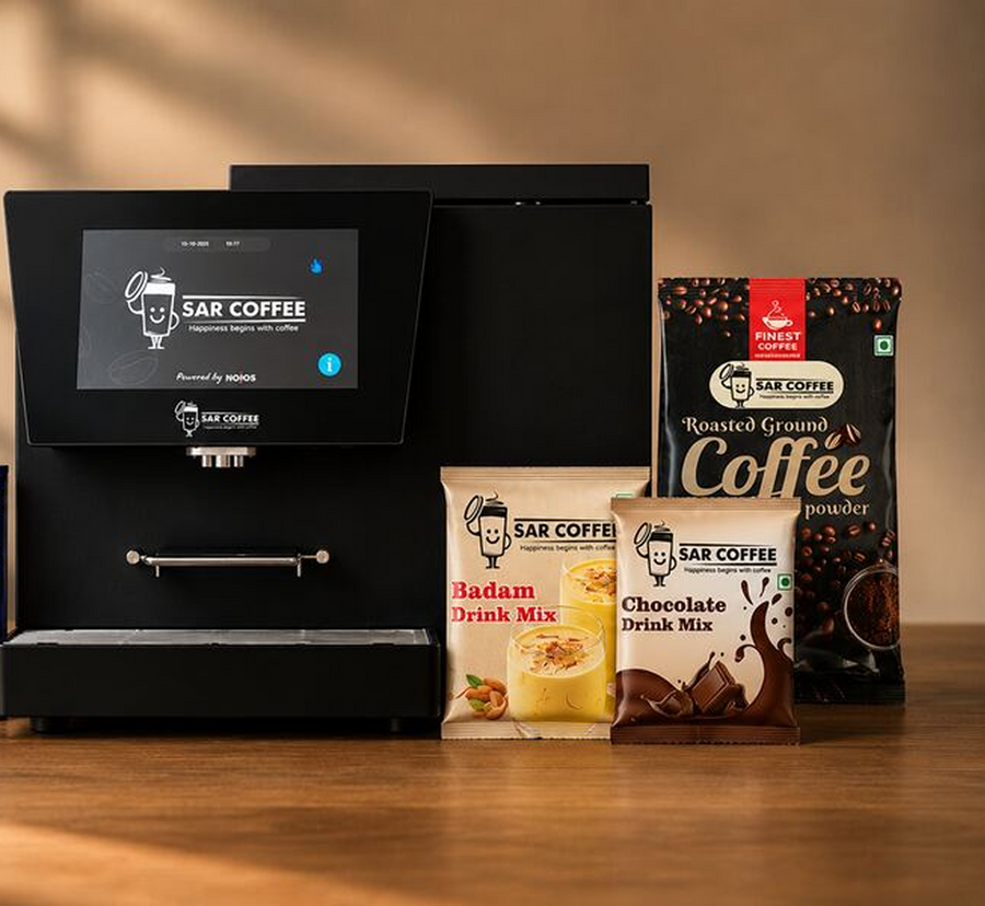 Find the Right Coffee Machine for Your Workplace - All available On Rent, Fully managed by SAR Coffee.