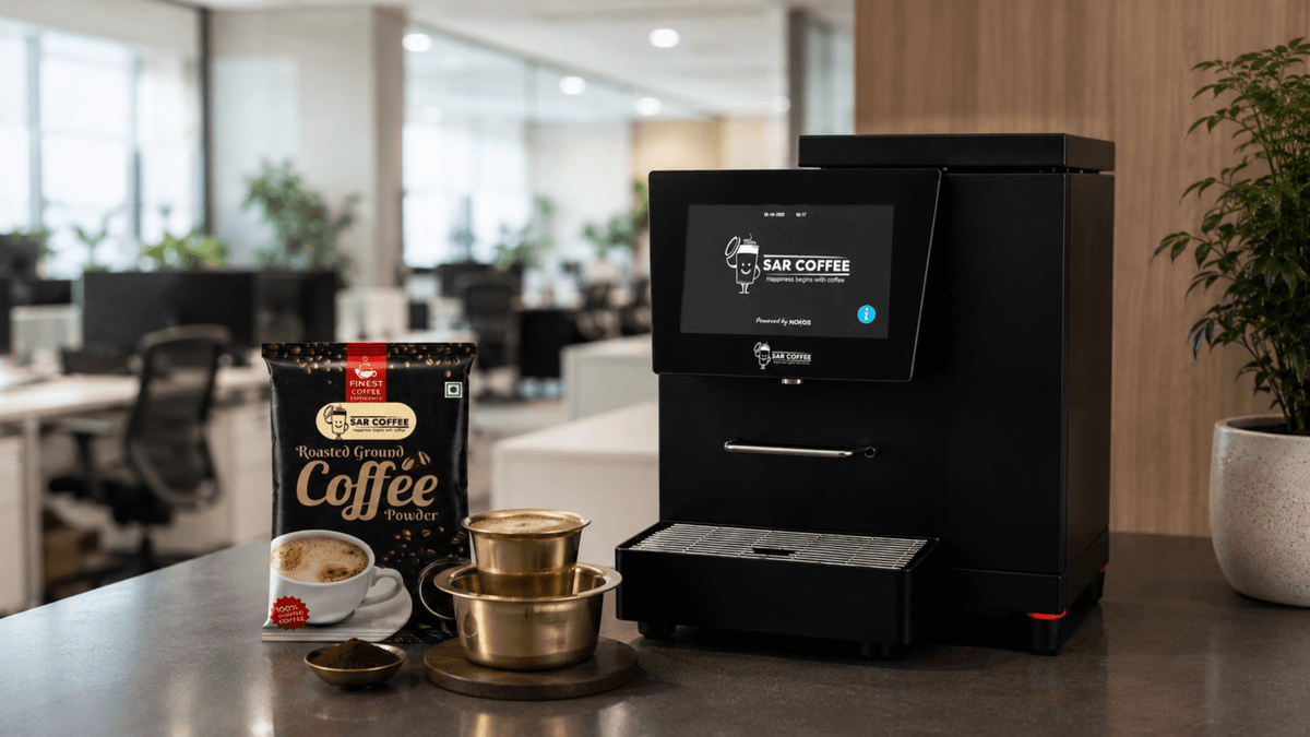SAR Coffee Bean-to-Cup Automatic Coffee Machine for Offices - SAR Coffee